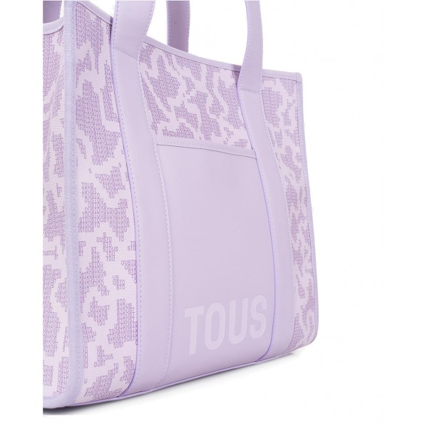 Γυναικεία τσάντα ώμου Tous Shopping XL. Amaya 2001853929 Λιλά