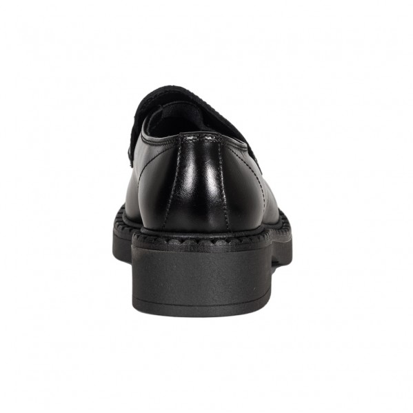 Γυναικεία δερμάτινα loafers Marco Ferretti 161651MF Μαύρα 