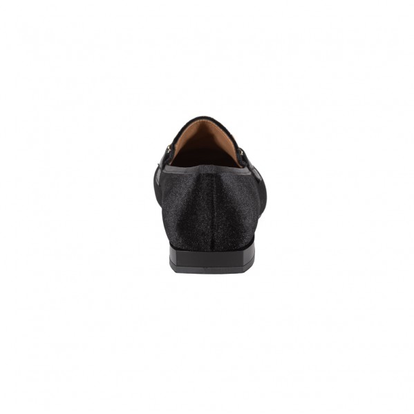 Γυναικεία δερμάτινα/βελούδινα Loafers Utopia U52-012 Black